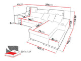 Hjørnesofa Pearland 103