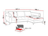 Hjørnesofa Lincoln 154