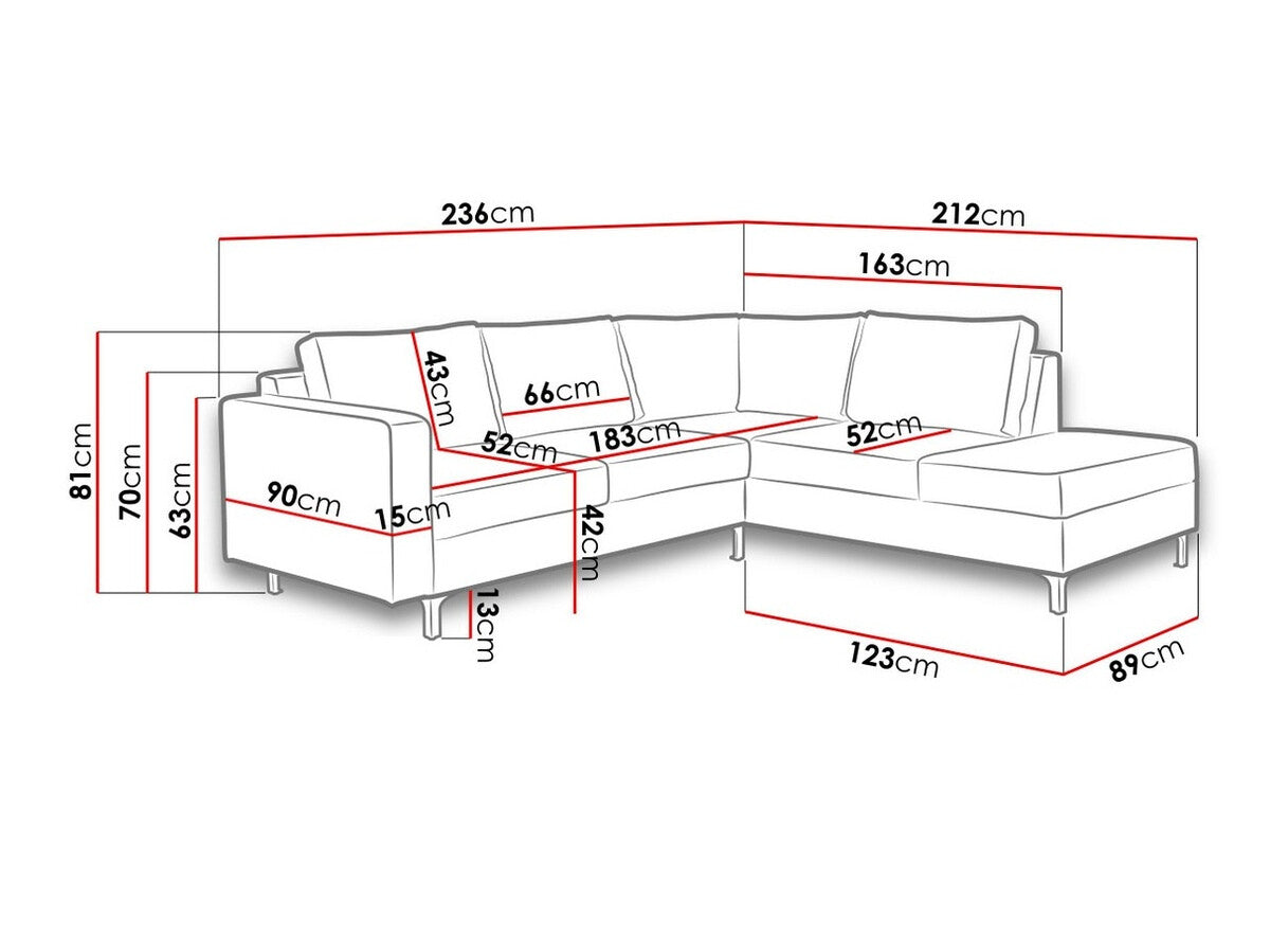 Hjørnesofa Providence 138