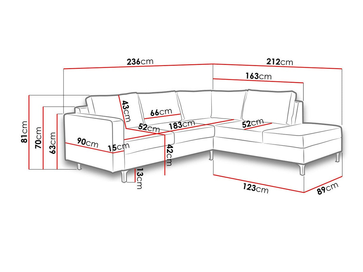 Hjørnesofa Providence 139