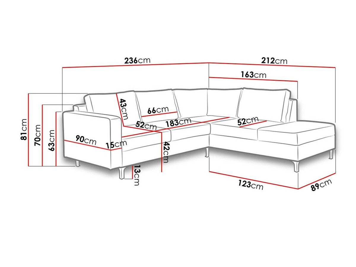 Hjørnesofa Providence 139