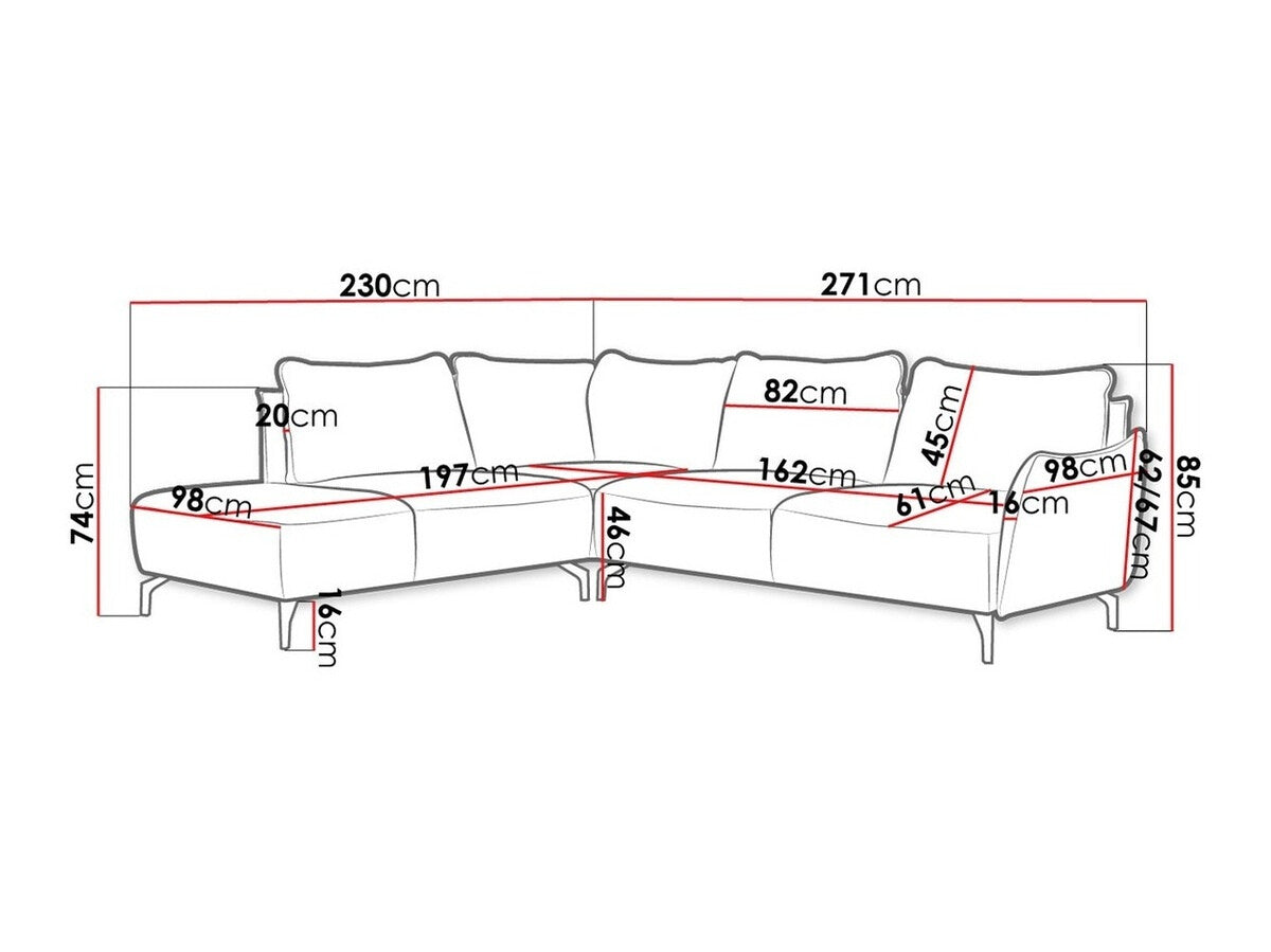 Hjørnesofa Lincoln 156