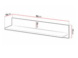 Wall shelf Akron N108