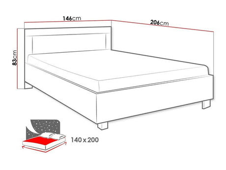 Bed Toledo C119