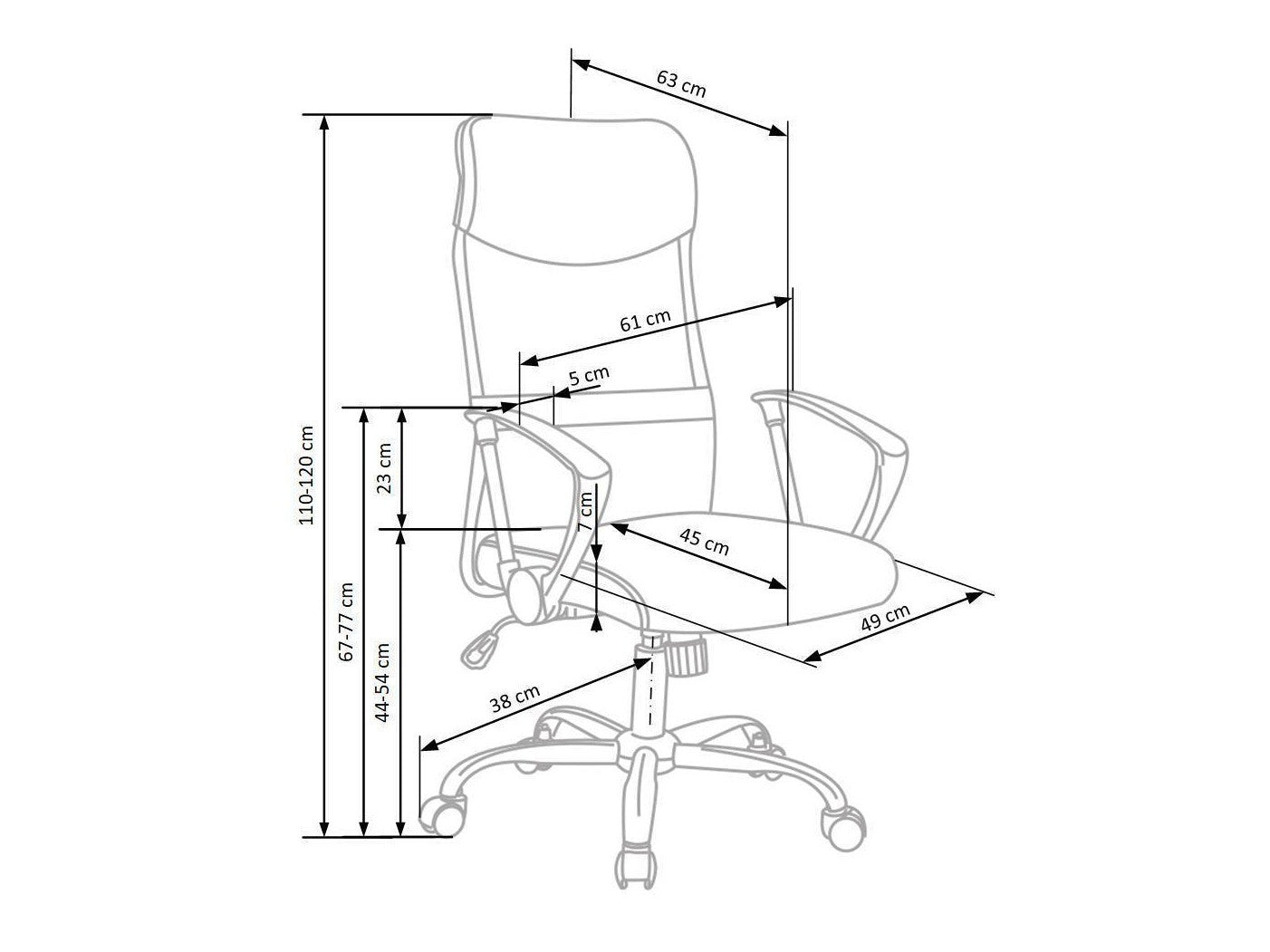 Kontorstol Houston 429