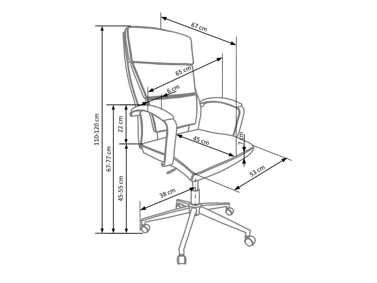 Kontorstol Houston 227