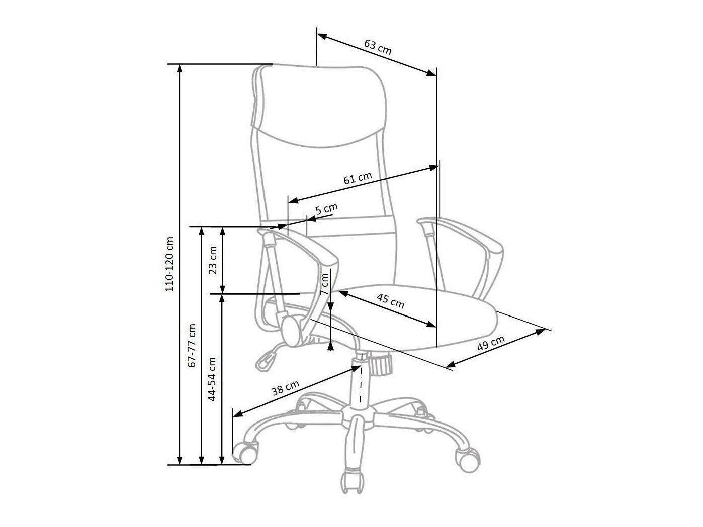 Kontorstol Houston 430