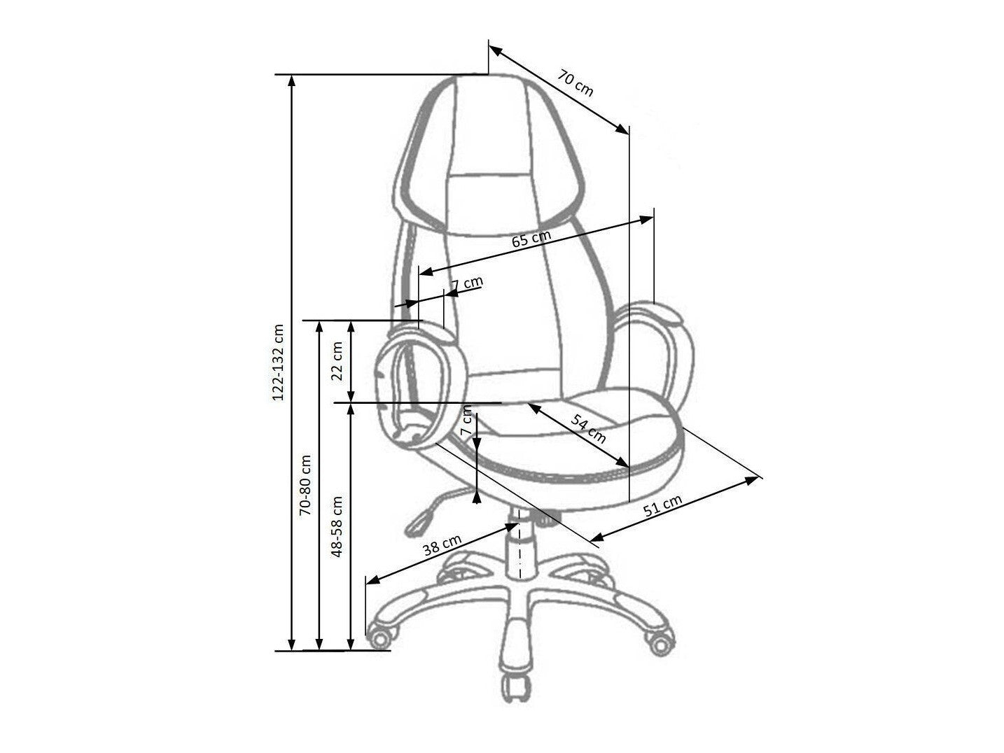 Kontorstol Houston 193