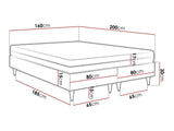 Continental bed Logan 109