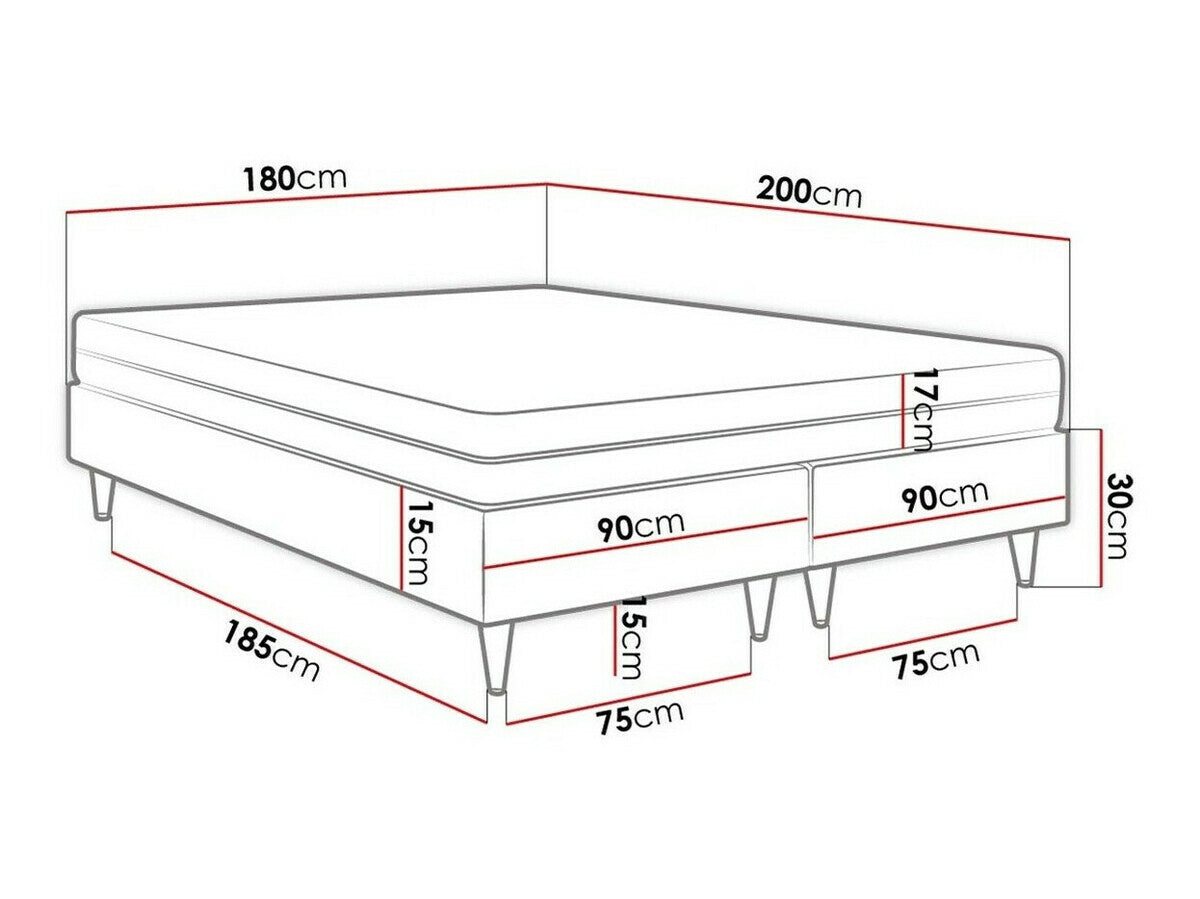 Continental bed Logan 109