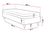 Continental bed Logan 108
