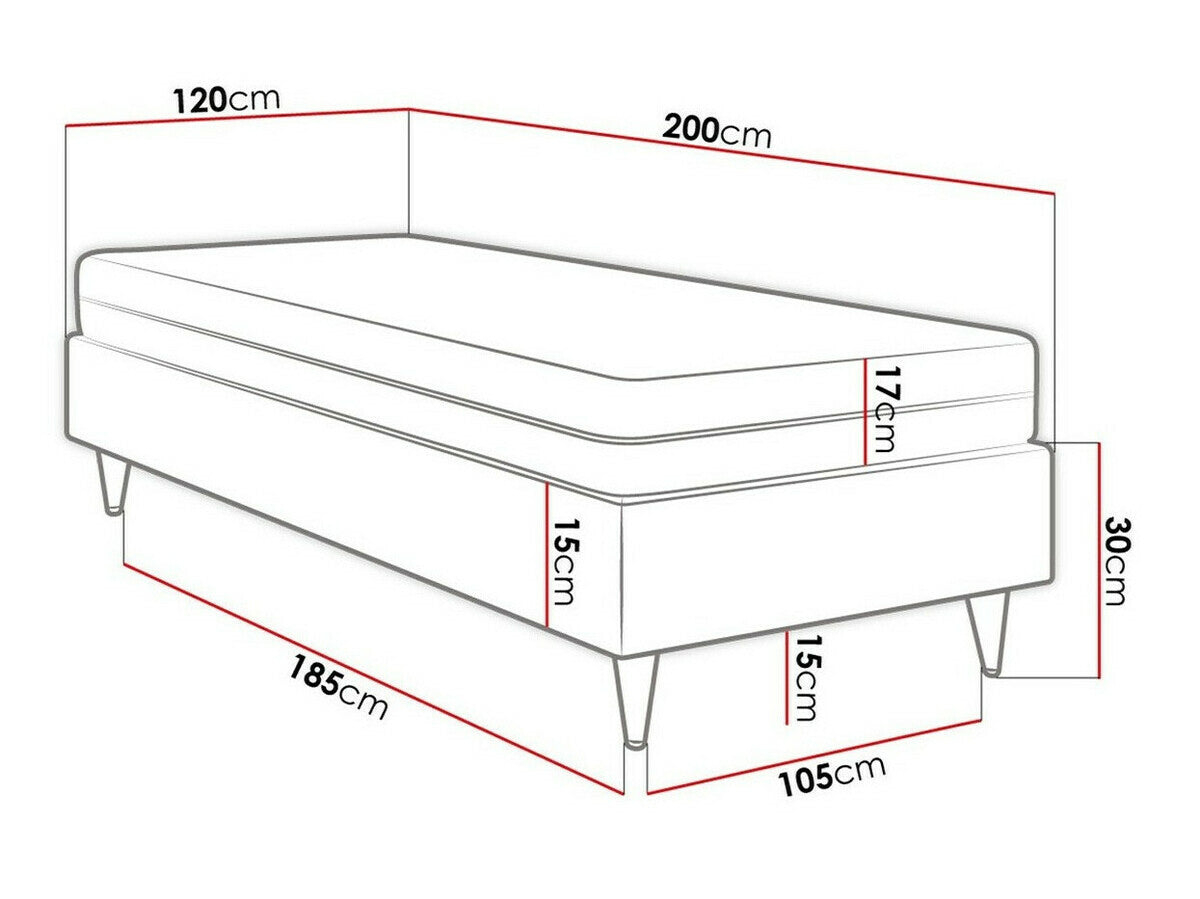 Continental bed Logan 108