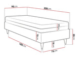 Continental bed Logan 108