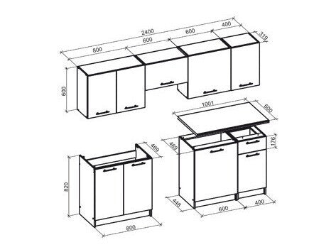 Køkkensæt Houston 856