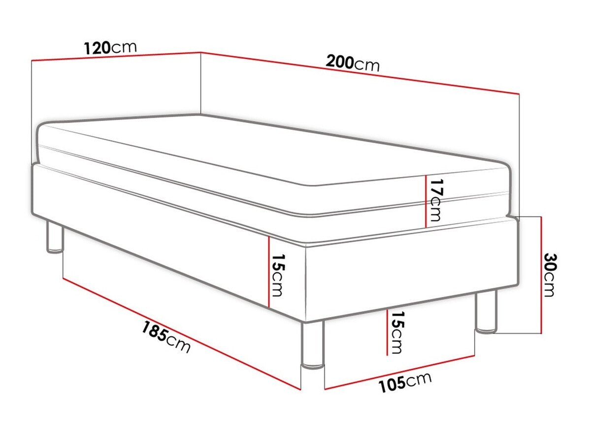 Continental bed Logan 107