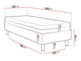 Continental bed Logan 105