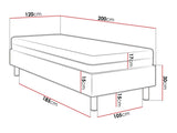Continental bed Logan 105