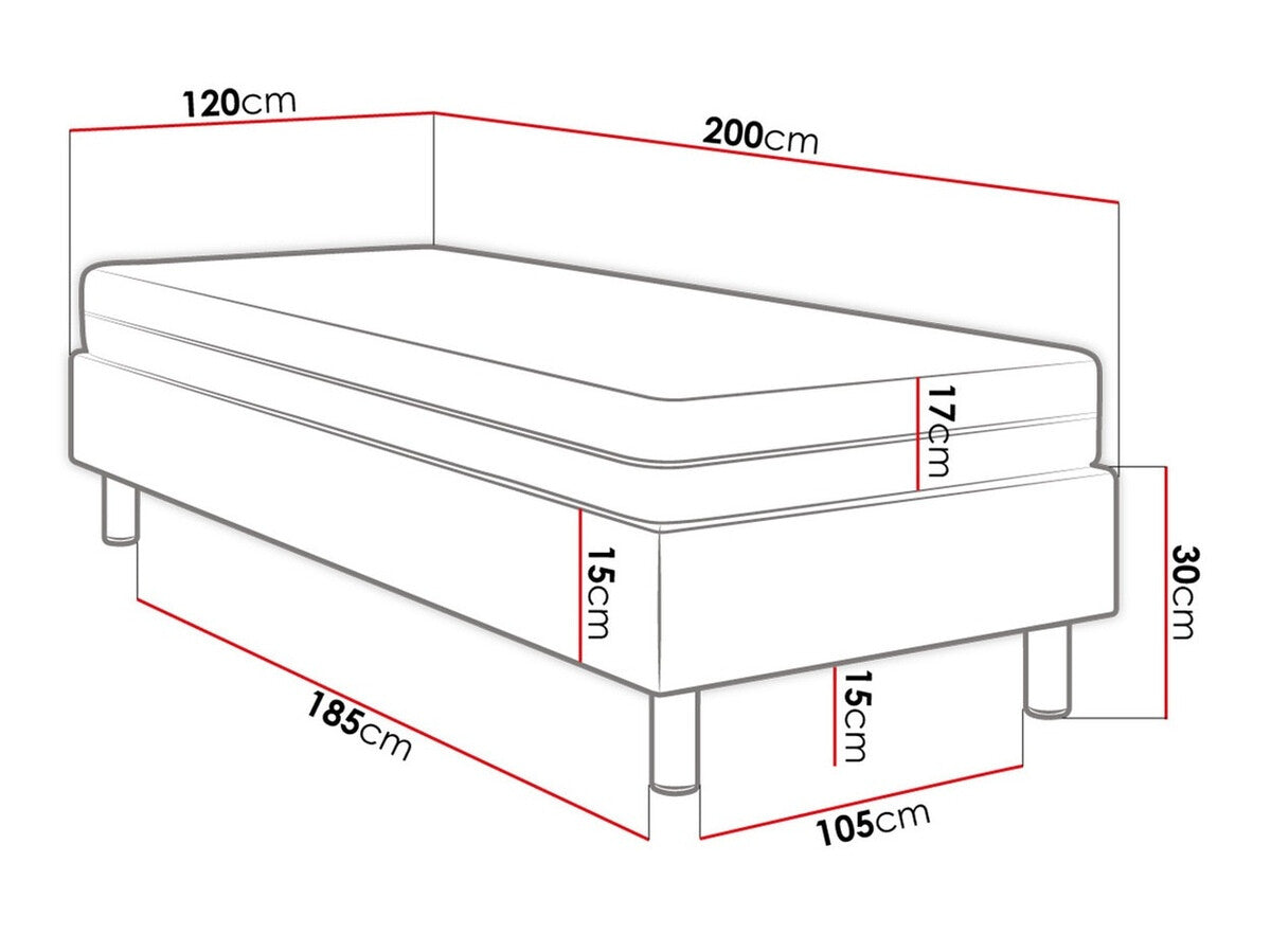 Continental bed Logan 105