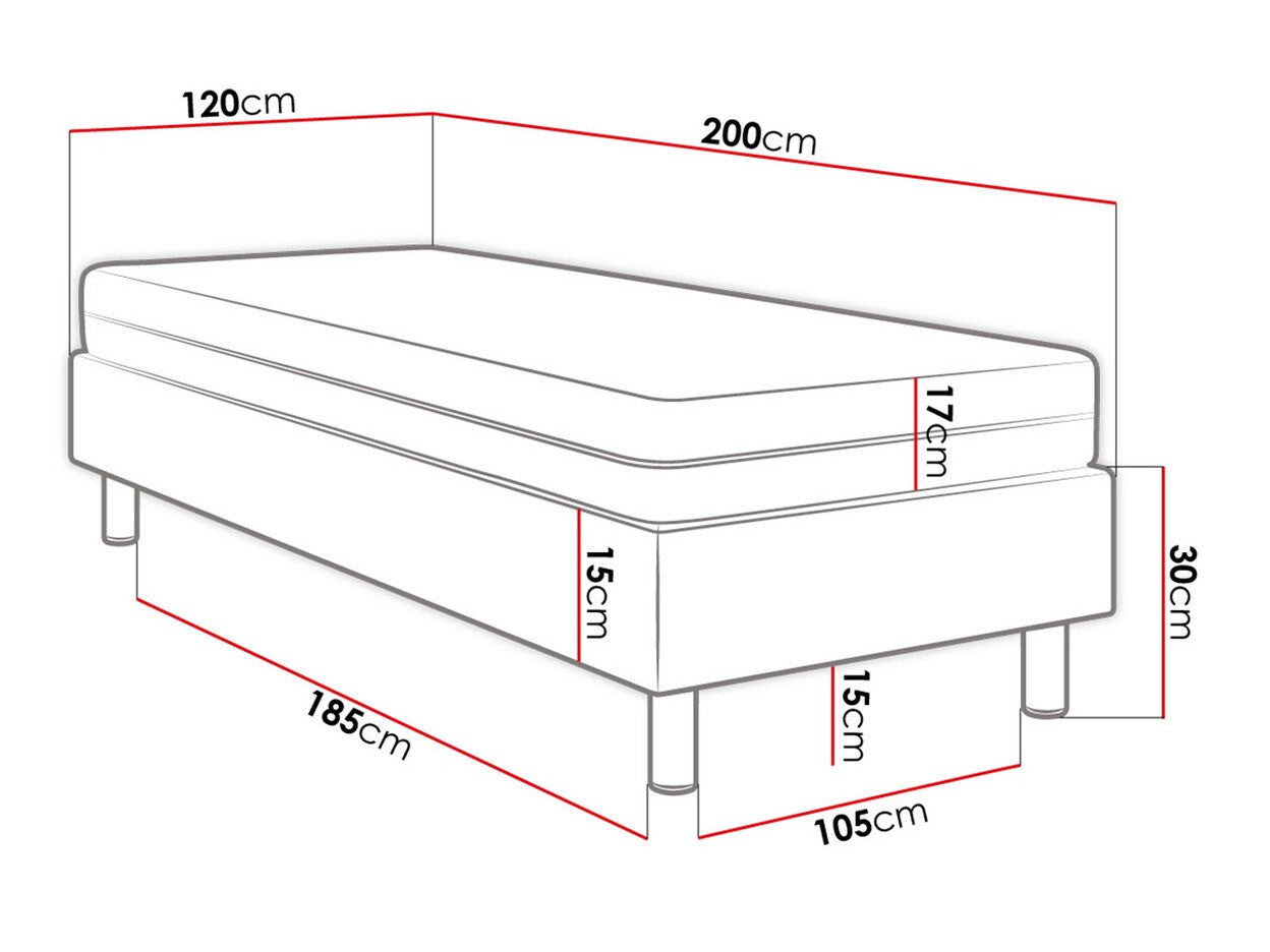 Continental bed Logan 106