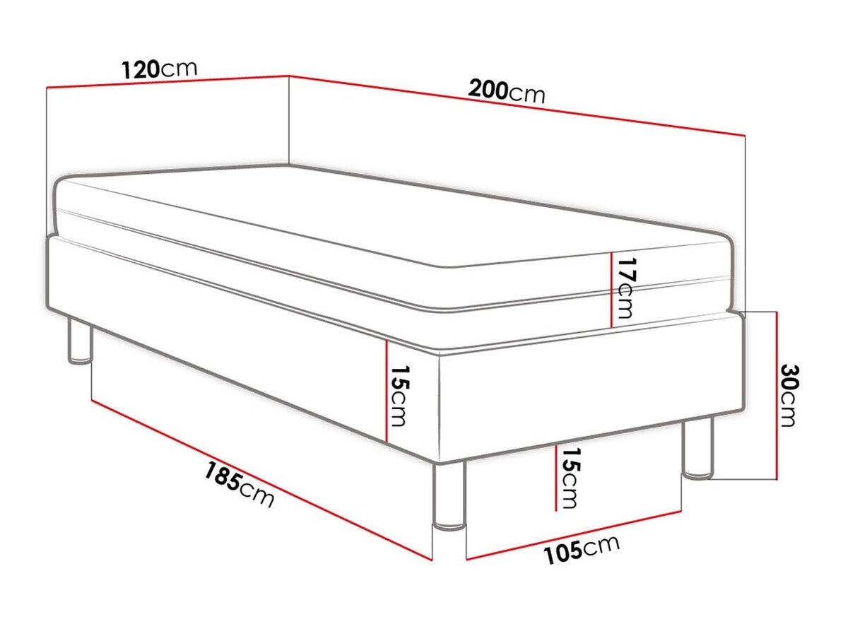 Continental bed Logan 106