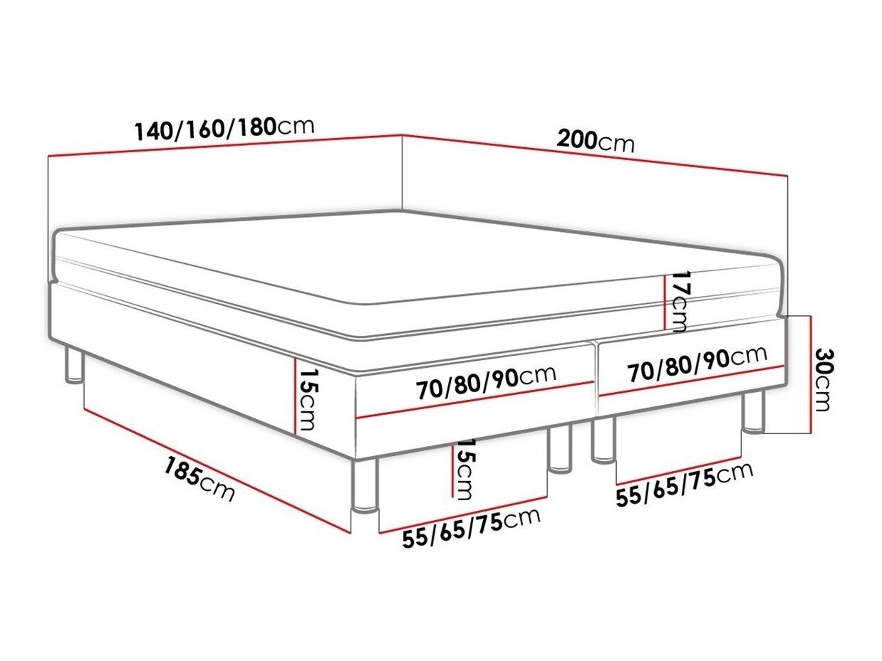 Continental bed Logan 102