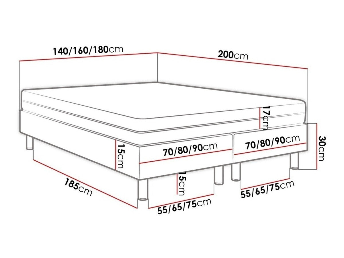 Continental bed Logan 104