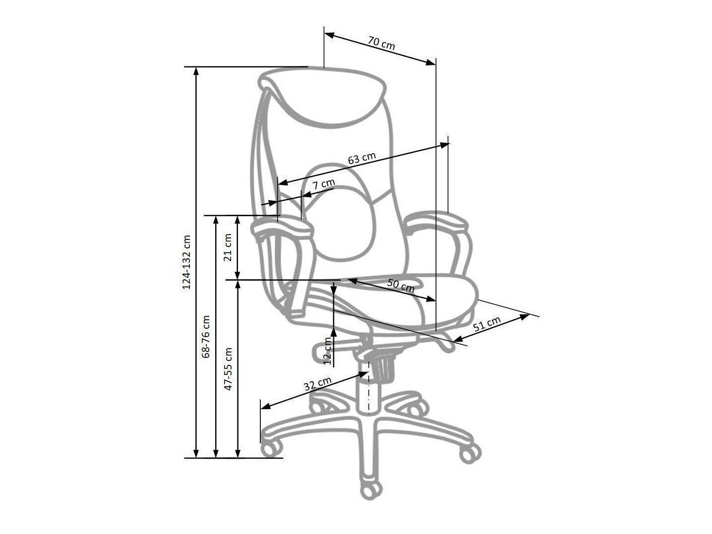 Kontorstol Houston 394