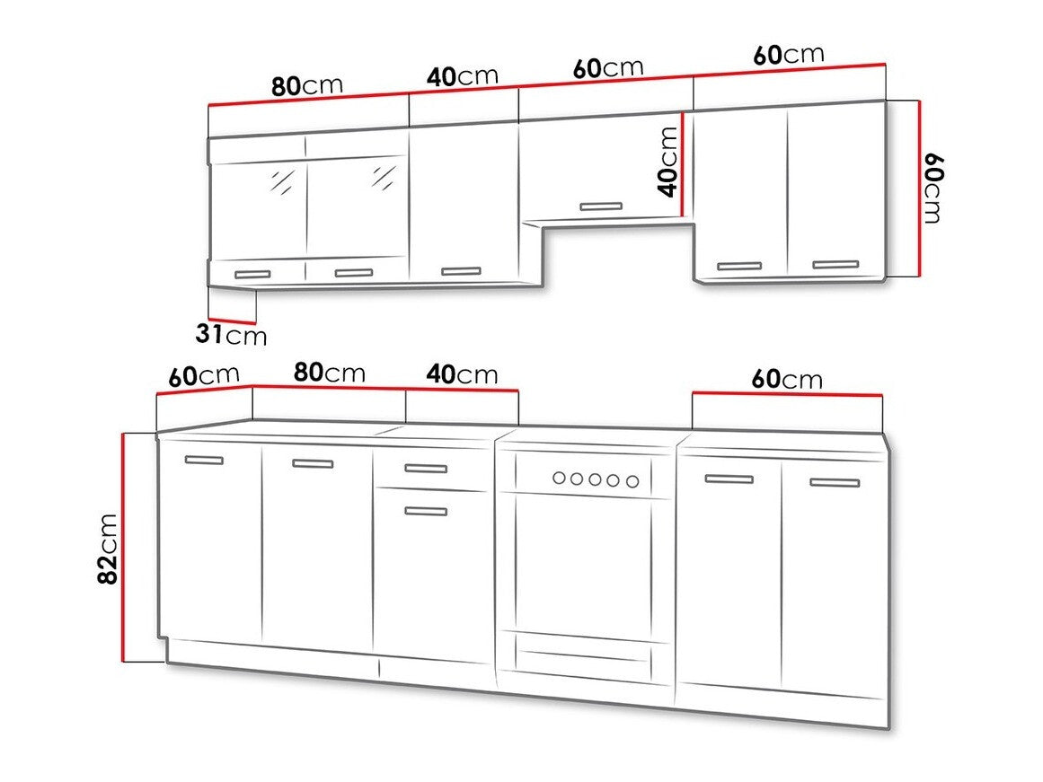Køkkensæt Tucson 161