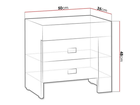 Sengebord Melfeli 118