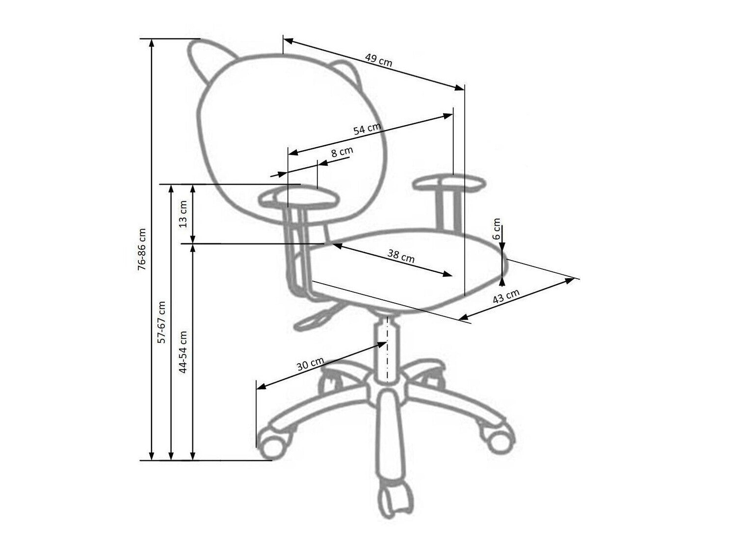 Børnestol Houston 103