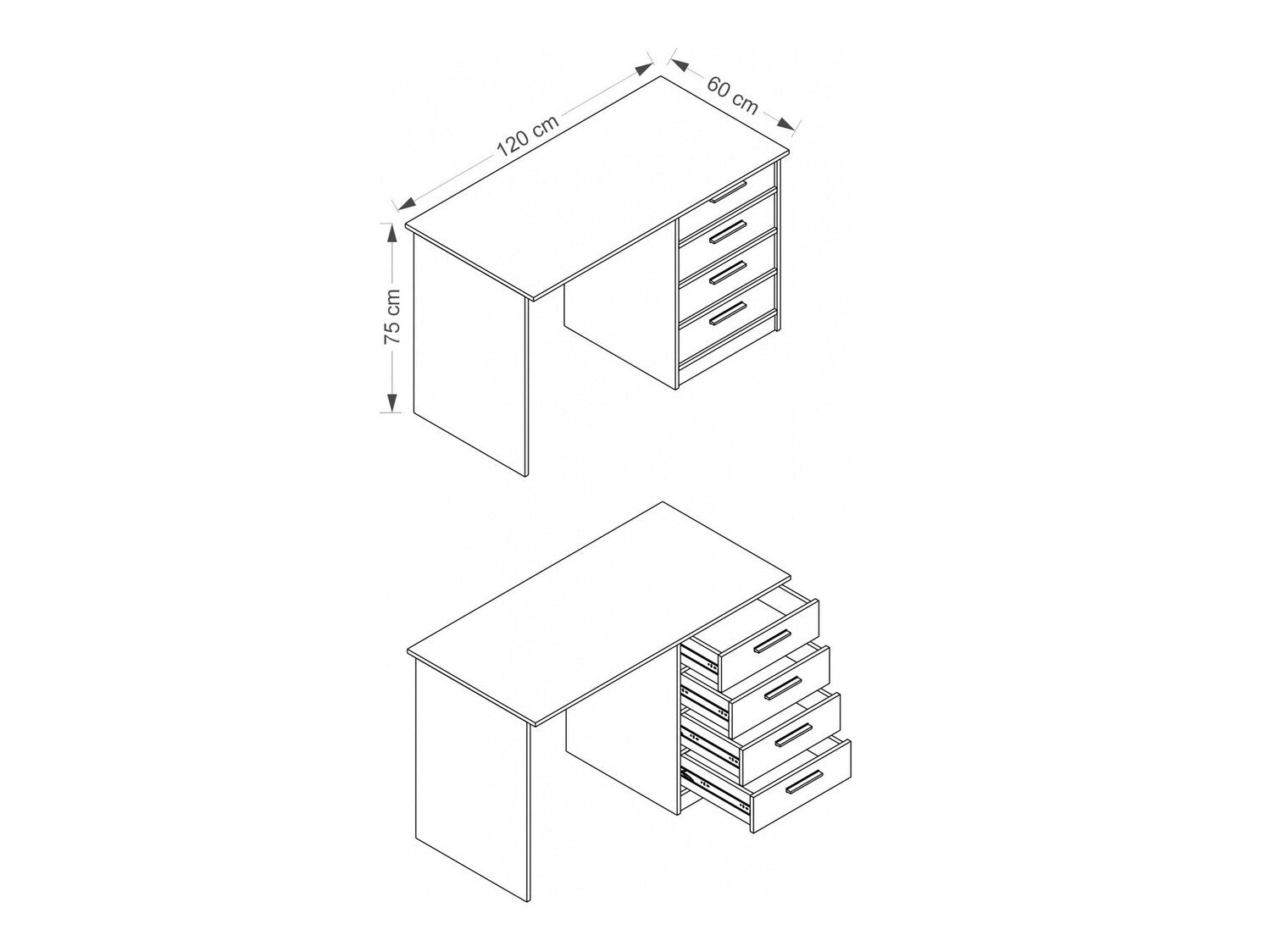 Skrivebord Murrieta F102