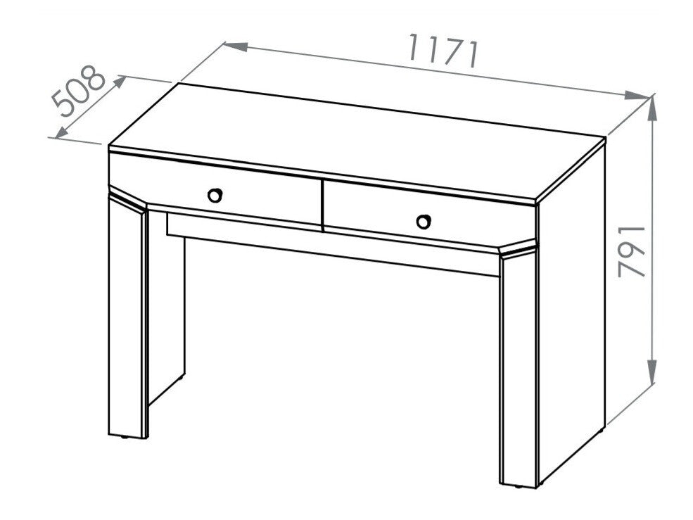 Skrivebord Mavevare 107