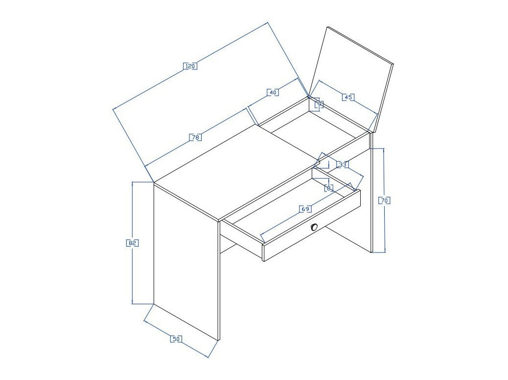 Skrivebord Akron L109