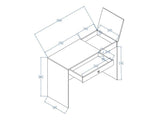 Skrivebord Akron L109