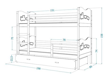 Køjeseng Aurora 111