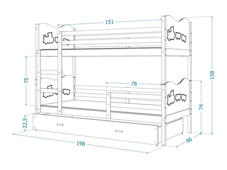 Køjeseng Aurora 111