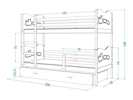 Køjeseng Aurora 112