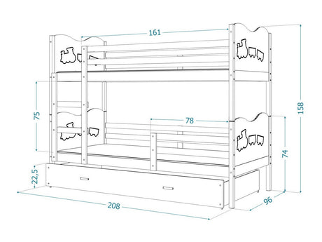 Køjeseng Aurora 112