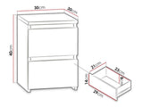 Sengebord Mandeville 107
