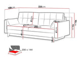 Sovesofa Columbus 113