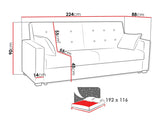 Sovesofa Kingsport 110