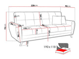 Sovesofa Columbus 156