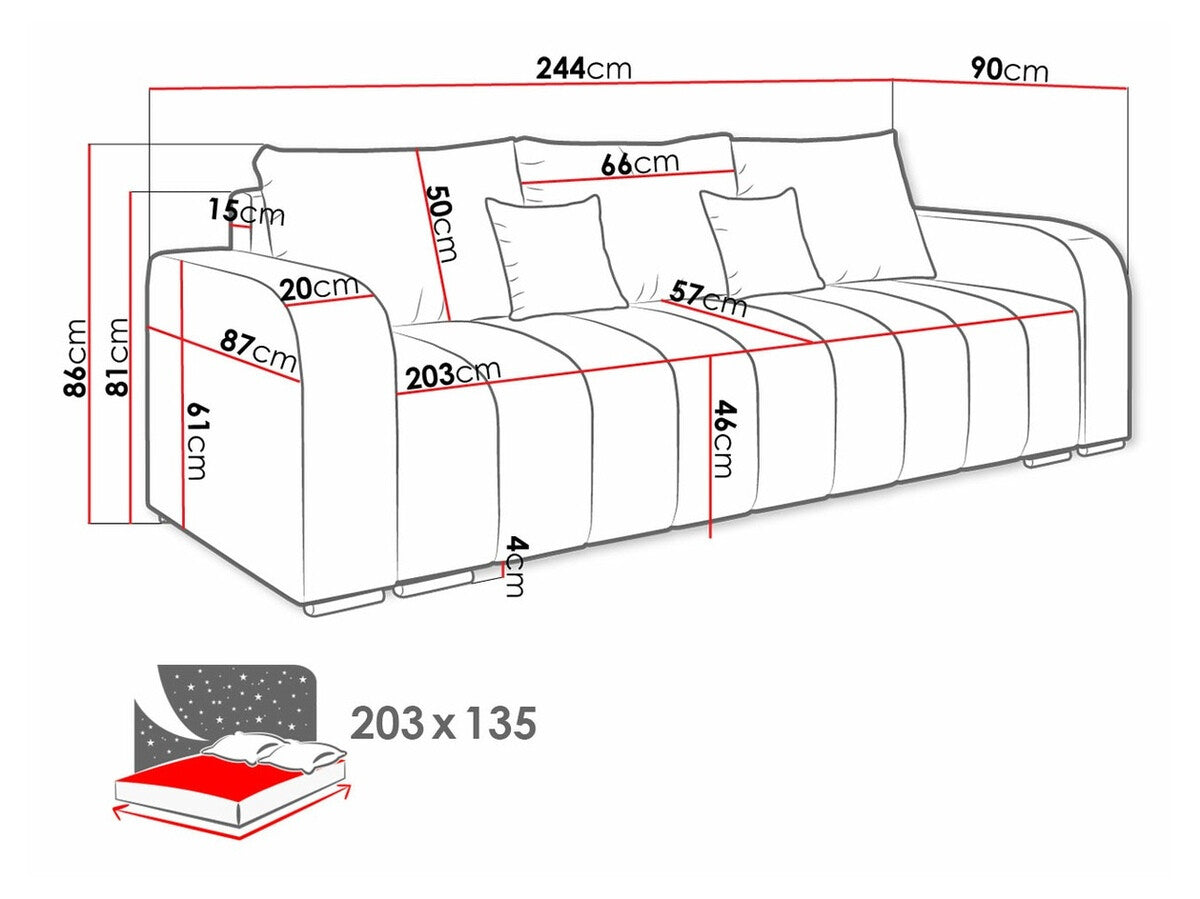 Sovesofa Muncie 106