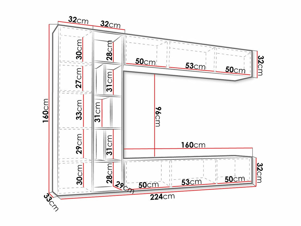 Wall unit Comfivo 260