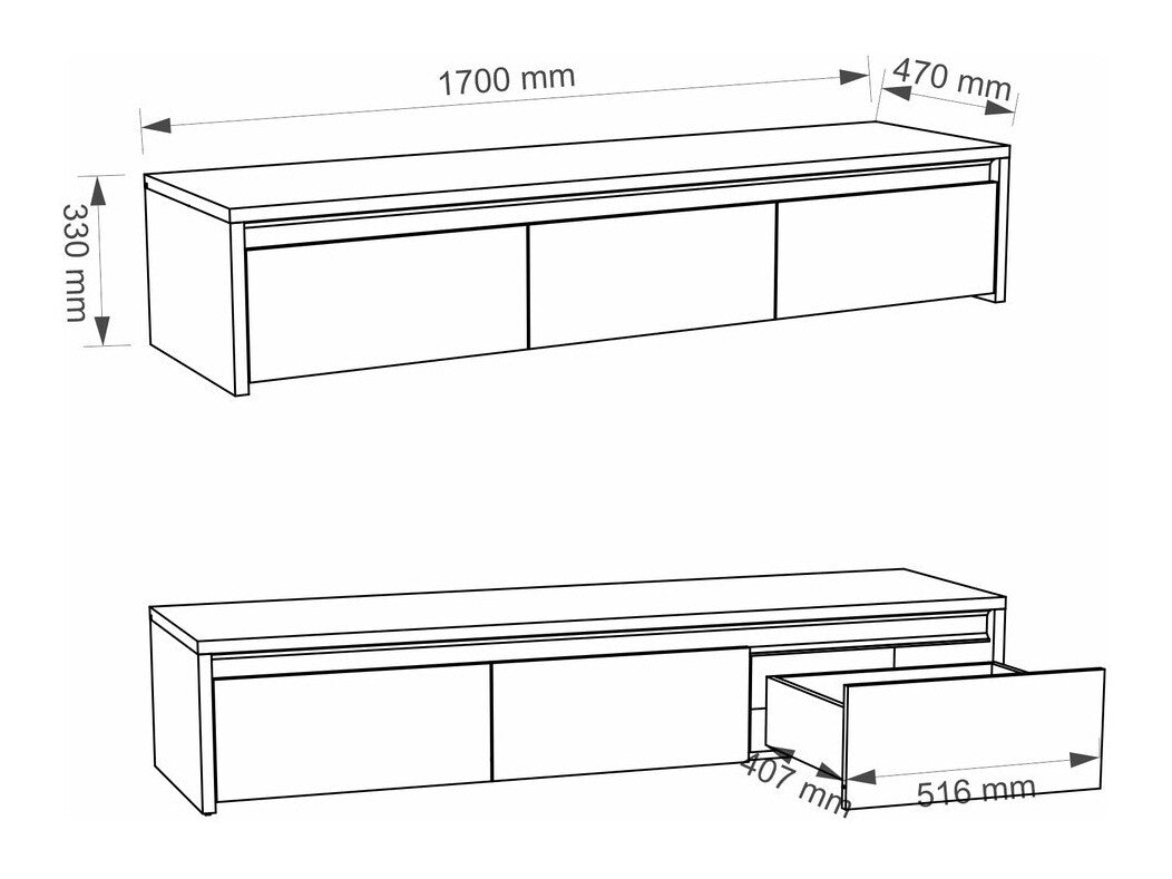 TV-bord Orlando 126