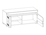 TV-bord Revelmi 100