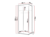Wardrobe Providence B125