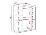 Garderobeskab Hartford 249
