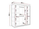Garderobeskab Hartford 249