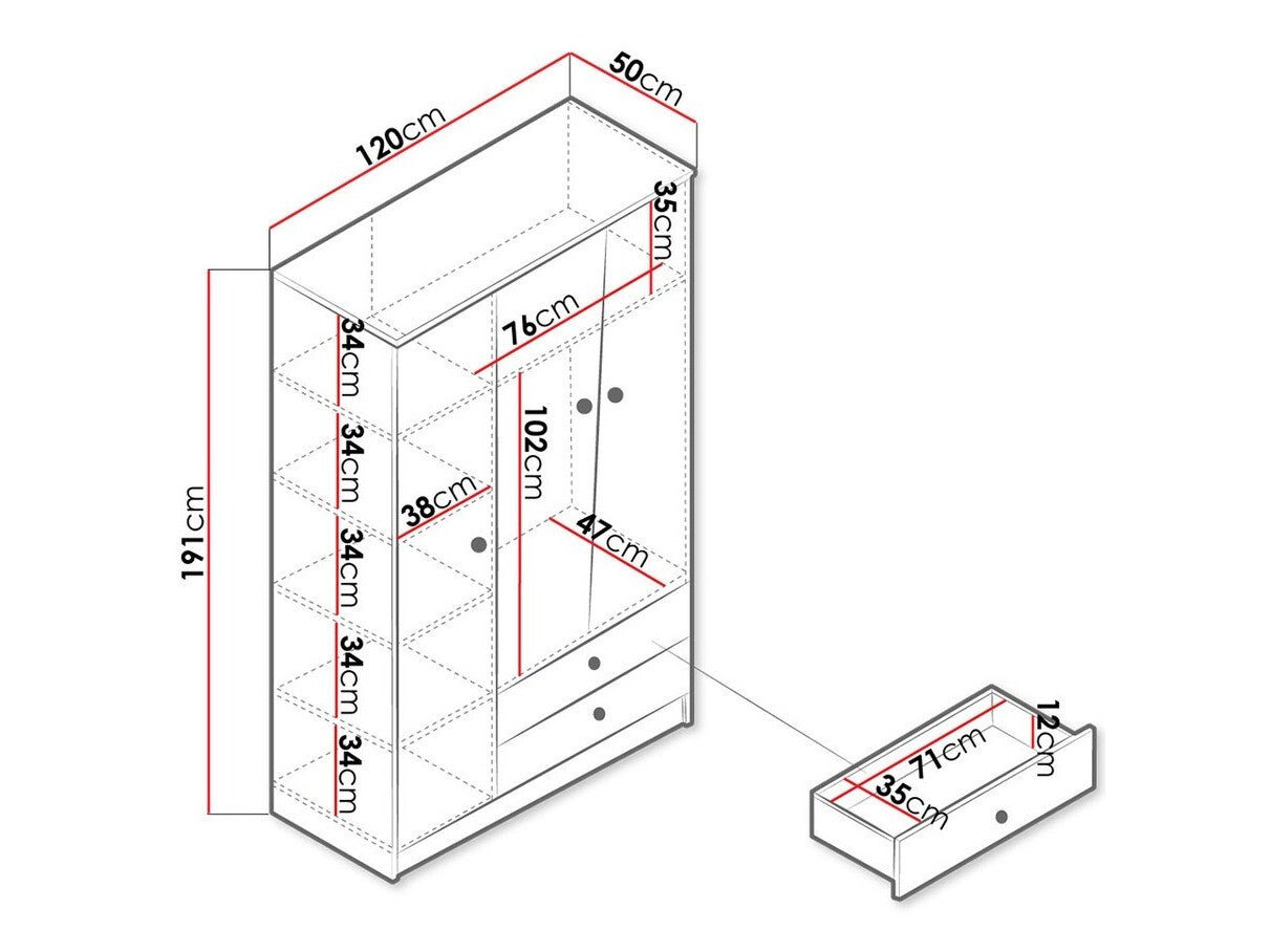 Wardrobe Akron M102